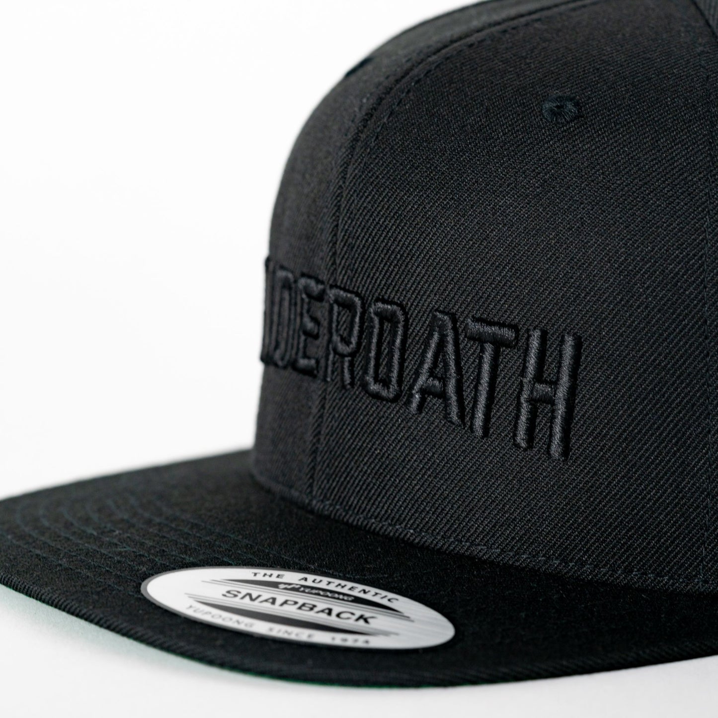 Black Flat Brim - Snapback