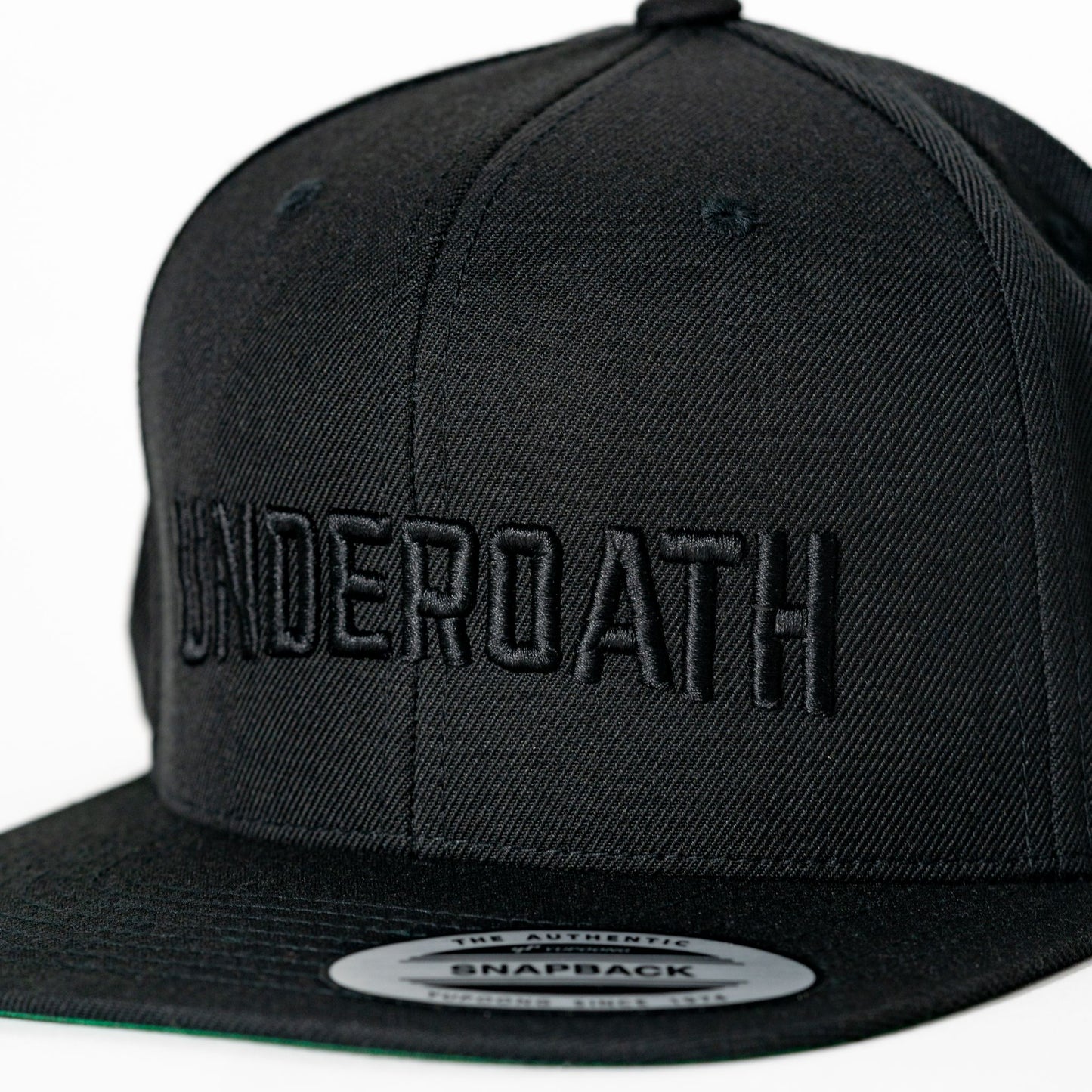 Black Flat Brim - Snapback