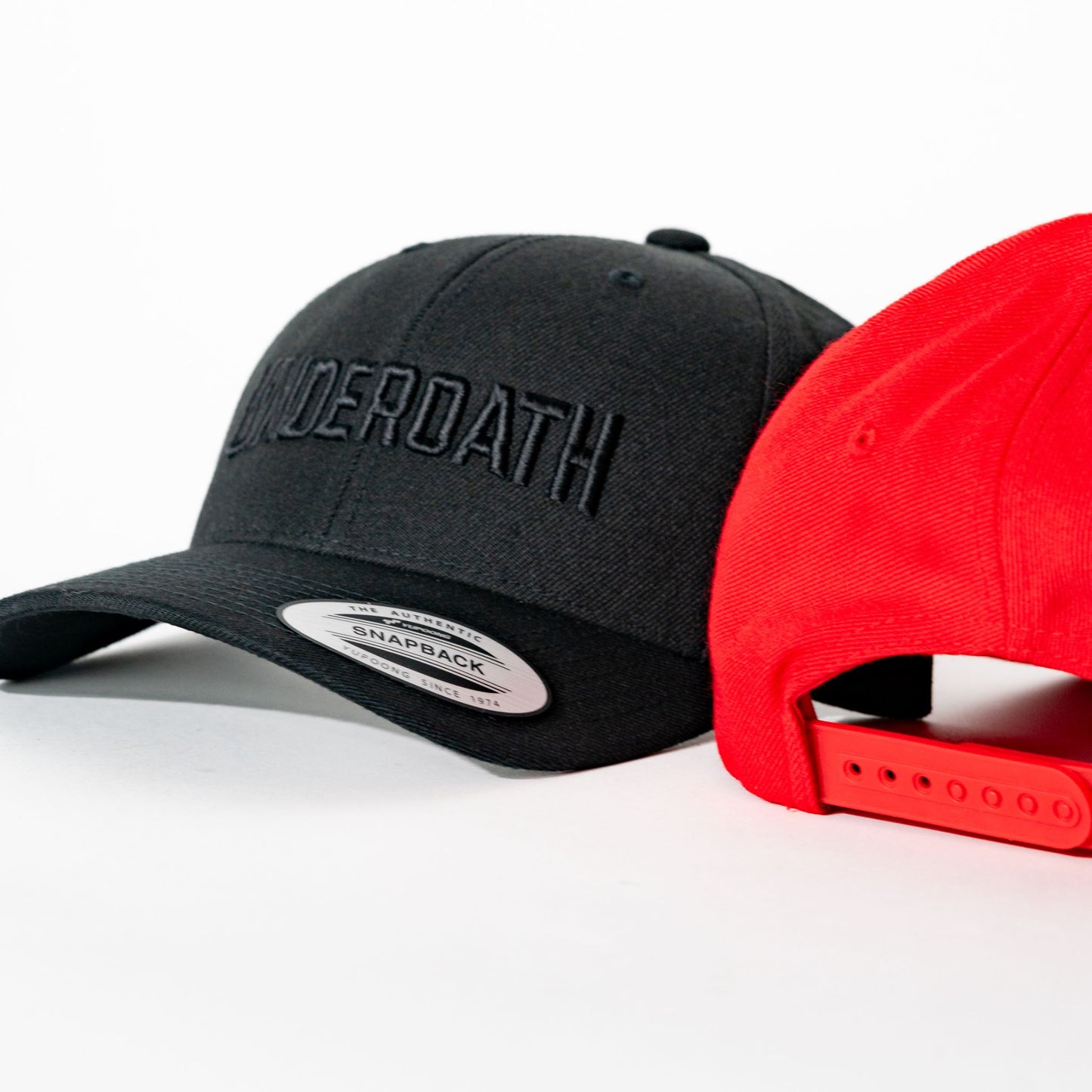 Red Curved Brim - Snapback