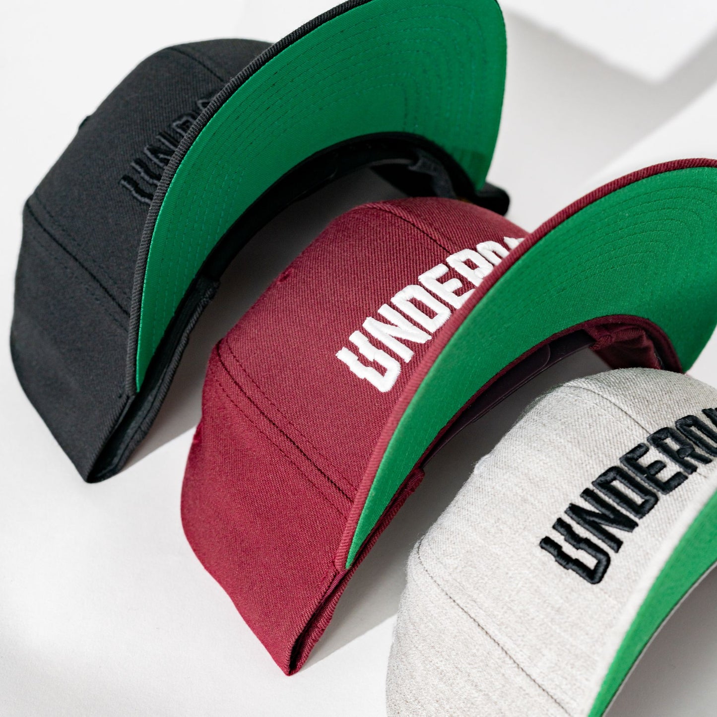 Heather Grey Flat Brim - Snapback