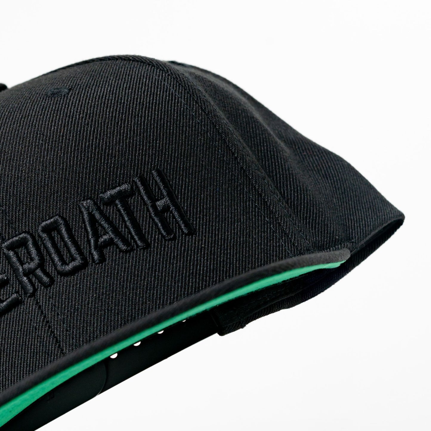 Black Flat Brim - Snapback